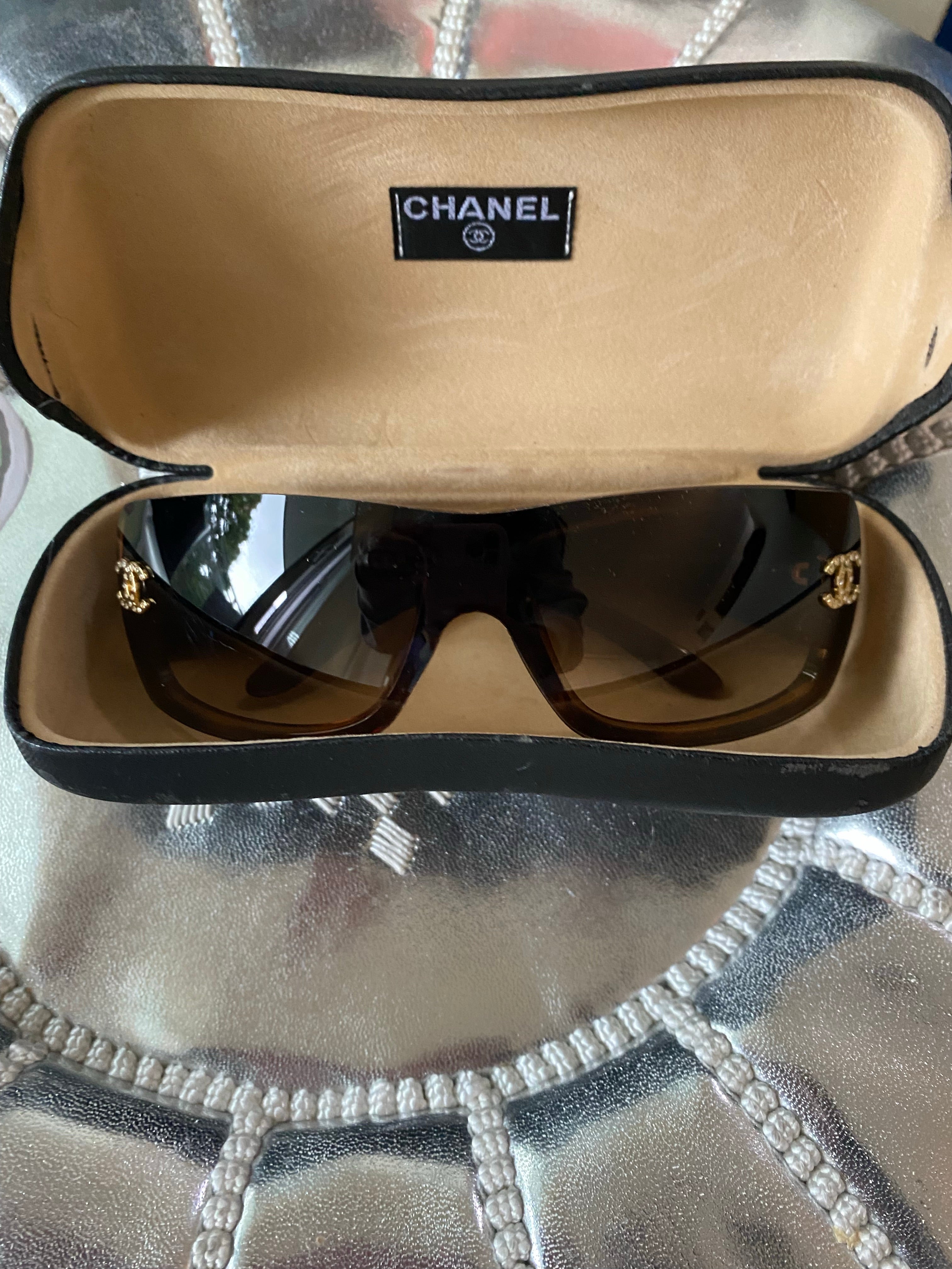 Vintage CHANEL 01450 91235 Sunglasses New Old Stock Including  Etsy UK